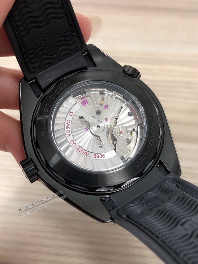歐米茄高端手錶 OMEGA複刻海馬海洋宇宙600米三針男士腕表  gjs1956